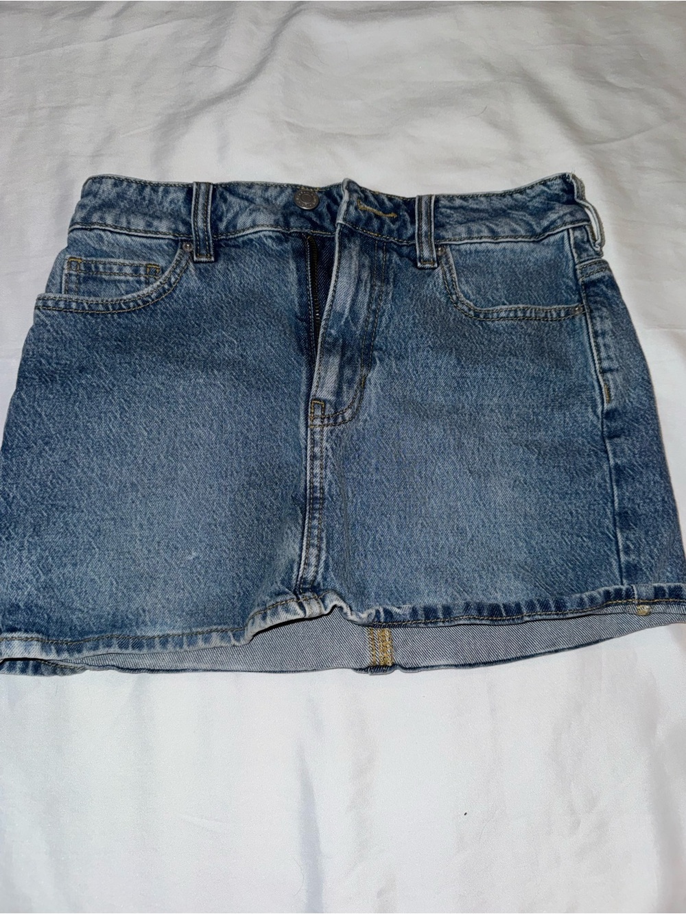 PacSun Medium Blue Denim Mini Skirt